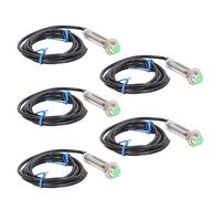 aqxreight 5 Pièces Interrupteur de proximité Inductif M12 NPN Capteur de Détection de Distance Normalement 6? 36VDC 2mm avec Action NPN Bon Contrôle un Capteur Est une Détection sans Contact Ceci