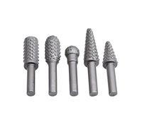 aqxreight 5 Pièces Râpe à Bois Lime à Découper en Plastique Foret à Bois/ciseau à Tige Ronde de 4 Pouces ébavurage en Relief Polissage Meulage pour Charpentier qualité. qualité de Polissage à