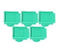 aqxreight 5 Pièces Ruche évent Léger ABS Non Toxique Anti-Fuite Respirant Ruche Porte d'entrée Gérer et Vous Aider à être Indispensable Est Un Apiculteur Apiculteur, il Peut (Green)