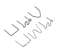 aqxreight 500 Pièces Pare-chocs de Voiture Machine à Souder en Plastique Fil de Soudage Soudeurs en Plastique Goujons Apparence Réparation Machine Réparation Standard (Petites vagues de 0,6 mm)