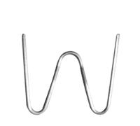 aqxreight 500 Pièces Pare-chocs de Voiture Machine à Souder en Plastique Fil de Soudage Soudeurs en Plastique Goujons Apparence Réparation Machine Réparation Standard (Forme W de 0,6 mm)