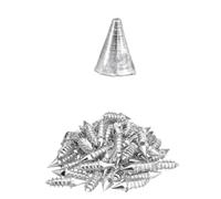 aqxreight 50pcs Rivets de Pneus Slip Ice Snow Snowes Motorcycle de Voiture Hors Route Rivets de Pneu de (Silver)