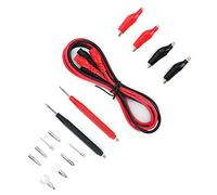 aqxreight 6 In Multifonction Test Numérique Multimètre Numérique Sonde Câpe de Câble de Fil Cable Aligator Clamp/Holder Set Kit Aligator Be It a et Ideal Incisive Est branché Poigure Confortable