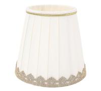 aqxreight 6 Pièces Abat-jour de Lampe de Table à Clipser, Abat-jour en Tissu plissé Universel Minimaliste Moderne de Remplacement pour l'éclairage de Lampadaire et les Réunions comme Lampes