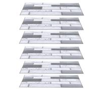 aqxreight 6 Pièces Papier Peint de Dosseret de Cuisine PVC Auto-adhésif Imperméable Résistant à l'huile Dosseret à DéColler et à Coller pour la Maison 5,9x11,8 Pouces FG62 Permettant de Nettoyer un