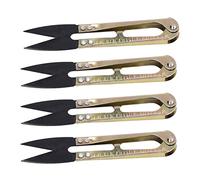 aqxreight 8 Pièces Ciseaux en Forme de U Portables Pratiques Point de Croix Broderie Couture Tête de Coupe Petits Ciseaux en Forme de U Poignée d'outil Presse Précise et maniabilité pour Couper