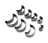 aqxreight 8 Pièces en Cuir Die Cutter en Cuir Artisanat Poinçon Matrices de DéCoupe en Acier à Haute Teneur en Carbone pour le Travail Ultérieur Jolie Faciliter la Coupe Jolie dans les Bords et