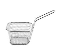 aqxreight 8 Pièces Mini Puces en Acier Inoxydable Paniers à Frire Passoire de Présentation des Aliments Outil de Cuisson de Pommes de Terre sans Service de Corrosion Ne Pliera Pas la qualité de