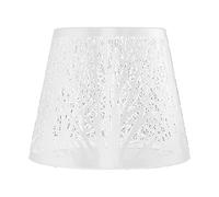 aqxreight Abat-jour en Fer forgé avec Motif d'arbre - Abat-jour gravé E27/E26 pour Chambre à Coucher, Salon, Lampe de Table - Couvercle de Lampe Décoratif en Fer pour un éclairage d'ambiance (WHITE)