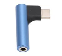 aqxreight Adaptateur Casque USB C à 3,5 Mm avec Puce DAC pour Une Haute Résolution Compatible avec et Plus (Blue)
