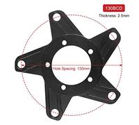 aqxreight Adaptateur d'anneau de Chaîne Araignée de Plateau de Moteur Central de Vélo électrique, Remplacement pour Ebike BBS01 BBS02, Produit de Précision Garantissant une Longue Durée de Vie en