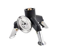 aqxreight Adaptateur de Cuisinière à Gaz pour Trépied Tête de Conversion de Réservoir de Gaz Longue Professionnelle pour Le Camping en Plein Air Randonnée à Trois Longs Supports Adaptateur de