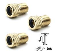 aqxreight Adaptateur de Soupape de Vélo 3PCS DV et SV (et Vanne française) à AV (Vanne de Voiture) avec Fuite de Soupape de gonflement! comme Valve Standard Valve to Français a to Adapterbike Va