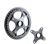 aqxreight Adaptateur d'engrenages de Roue à Chaîne de Chaîne de Vélos de 10BCD 42T pour Le Moteur à Moteur Médian M400 M300 M200 M215 M410 M315 M420 Prime de Protection Prime-Bring Bike 42T