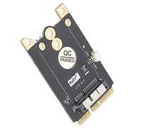 aqxreight Adaptateur Mini PCI E vers BCM, Carte Convertisseur pour Cartes WiFi 12 + 6 Broches, Plug & Play, Compatible avec BCM94360CD BCM943602CS 7/8/10 OS X