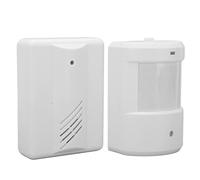 aqxreight Alarme d'allée Transmetteur Infrarouge Récepteur de Sonnette Capteur de Mouvement Résistant aux Intempéries pour Le Système de sécurité Domestique Récepteur It a Sensor Alarme d'allée