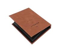 aqxreight Album Photo Compact 2x3 avec Couverture 64 POCKE pour (Brown)