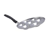 aqxreight Aluminium ALLIAGE TAKOYAKI avec Revêtement Antiadhésif - Grill à 7 Trous pour Balles, Crêpes et Boulettes de Viande et Cuisine Facile