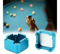 aqxreight Aluminium Portable Magnetic Tip Chalk Holder Billard Pool Pool Chalk Carrier Tire de Craie (Blue)