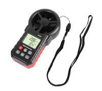 aqxreight Anémomètre Numérique avec écran LCD rétroéclairé, Testeur de Vitesse et de Température Moyenne Maximale Minimale du Vent Fournissant des Lectures, Capteurs de Vent de Ventilateur Dotés de