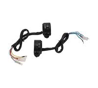 aqxreight Assemblage de l'interrupteur de Guidon 2PCS 22 Mm ABS en Nylon ABS STOP START Remplacement de la Moto CG125 Est Commutateur CG125. Commerce du Guidon du Moteur de Remplacement essentiel.