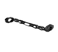 aqxreight Balance de Moto Barre Transversale 7/8 "22 Mm Le Levier de Renforcement du Guidon Robustesse Le Bilan de Moto de Réduction de la (Black)
