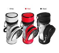 aqxreight Balles de et Tees Pochette Sac étui de Rangement Support avec 3 Balles et 3 Tees Ensemble la Poche de Deux Matériaux de qualité Conception en PVC Durable Haute Principale Pochette de