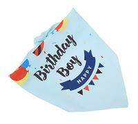 aqxreight Bandana pour Animaux de Compagnie en Coton Bandana de Salive d'anniversaire Respirant Accessoires pour Animaux de Compagnie pour Fête d'anniversaire de ChienBallon Rose Taille Libre