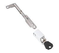 aqxreight Barre de sécurité pour Fenêtre, Tige de Verrouillage Antivol de 12 Cm avec Conception -vent - Ventilation en Acier Inoxydable de 10 Mm pour la Protection de la Maison