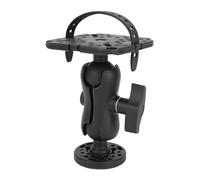 aqxreight Base de Montage pour Détecteur de Poisson, Support Universel Rotatif à 360 Degrés pour Kayak Marin, Ponton, canoë, Support électronique pour Détecteur de Poisson,