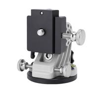 aqxreight Base de Réglage de la Latitude pour Télescope d'astronomie Skywatcher, Support de 0 à 90 Degrés avec Filetage de 3/8 Pouces pour des Applications d'astronomie Précises (Noir Blanc)
