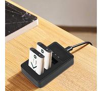 aqxreight Batterie de Chargement USB à Trois Emplacements avec écran LCD pour RX100 Il Peut Alimenter Le Chargeur de BatterieChargeur de Batterie USBChargeur de à 3 EmplacementsChargeur de