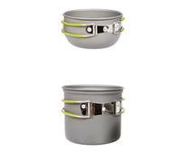 aqxreight Batterie de Cuisine de Camping Kit de Désordre Ensemble de Casseroles et Poêles Portables pour 1 à 2 Personnes pour le Camping Randonnée Pique-nique C'est une Cuisine Parfaite pour la