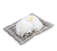 aqxreight Belle Simulation Animal Poupée en Peluche Chiens Endormis Enfants Jouets en Peluche avec Son Argile Blanc Tampon en Tissu sont Tab Li Simulation Animal DollStuffed ToysPeluche en (#1)