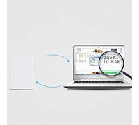 aqxreight Boîte à Disque Dure MSATA SSD vers IDE 2,5 Pouces Pata / IDE Port Parallèle Disque Dur (Blanc) (White)