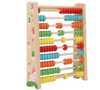 aqxreight Boulier en Bois pour Enfants, Jouet éducatif pour Enfants de 3 à 5 Ans, Perles de Comptage Colorées, Outil d'apprentissage des Mathématiques pour Le Développement de la Petite Enfance