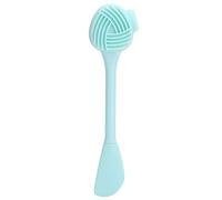 aqxreight Brosse à Visage en Silicone à Main pour un Mélange Facile et un Nettoyage Efficace (Couteau à double tête vert complet)