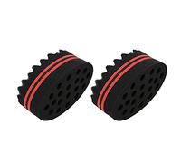 aqxreight Brosse éponge Double Face à 22 Trous pour Friser les Cheveux, Outil de Coiffure pour Torsions et Vagues