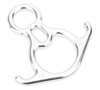 aqxreight Bull Horn 8 Shape Descender for Rock Climbing and Outdoor Adventures Dispose de Contrôle de Descente