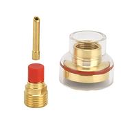 aqxreight Buse en Verre à l'argon Facile à Installer et à Remplacer Torches TIG pour le Soudage à l'argon WP-/20 Intégralement Formée avec Buse en Verre à 'argonTasses TigTorches TigBuse en du