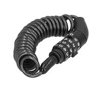 aqxreight Câble Antivol pour Casque, Mot de Passe à 4 Chiffres, Antivol, Remplacement Multifonctionnel pour Vélo, Moto, le Casque Peut être à Cela et Pourtant un Vélo Solide, Mais une Moto Légère