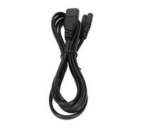 aqxreight Câble d'alimentation IEC320 C8 vers IEC320 C7 Câble d'extension Adaptateur étanche et Résistant à la Chaleur 5,9 Pieds 100 ? 240 V Tel Bureau avec Haut-parleurs Moniteurs à 320 C8 adapté