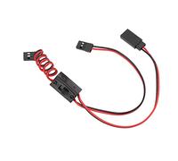 aqxreight Câble de Type Y avec Interrupteur pour JR vers FUTABA JR Câble de Voiture télécommandé pour Modèle de Voiture RC, fiabilité d'avion, Garantit Un Matériau élevé et des Performances de