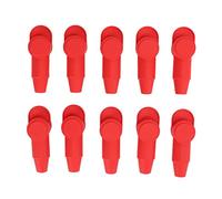 aqxreight - Cache-bornes en Silicone, 10PCS Cache-bornes Silicone Rouge Alternateur Batterie Goujon Protecteur de Borne pour Fil 10-2AWG