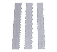 aqxreight Cadres de Matrices en Acier en Carbone 3PCS pour la Fabrication de Cartes avec des Bords Irréguliers - Outil d'artisanat Polyvalent pour les Projets de Bricolage