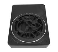 aqxreight Caisson de Basses de Voiture de 10 Pouces 800 W, Caisson de Basses de Voiture sous Le Siège à Alimentation Active Mince avec Lumière Ambiante LED Amplificateur intégré pour