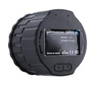 aqxreight Caméra Oculaire de Télescope WiFi 4MP avec Vidéo HD 2K Oculaire Numérique 30fps pour Microscopes et Télescopes de 30 Mm à 50 Mm Photographie Planétaire Lunaire Noir (Black)