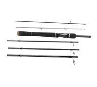 aqxreight Canne à Pêche 6 Pièces Canne à Pêche Spinning/Casting Ultralégère à de Voyage avec Sac de Rangement Facilite Le Transport en 6 Pièces Le Magasin Est en Fibre de Carbone Poteau Léger de