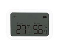 aqxreight Capteur d'humidité de la Température Wifi Écran LCD Moniteur à Distance Hygromètre Wifi avec Notification d'application pour la Pièce vers le Mobile Afin que Vous Puissiez Mesurer la