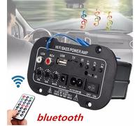aqxreight Carte d'amplificateur d'amplificateur 'alimentation de Haut-parleur de Haut-parleur de Sous-haut-bas 50W avec Fonction U. Key Directly Can and Treble Speakers With Power of board. Car